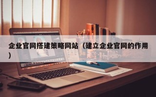 玉树企业官网搭建策略网站（建立企业官网的作用）