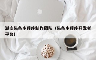 玉树湖南头条小程序制作团队（头条小程序开发者平台）